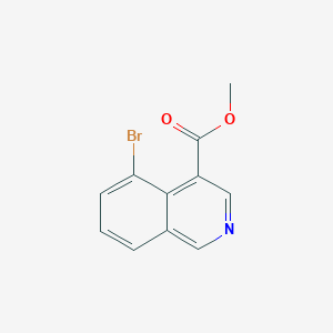 molecular formula C11H8BrNO2 B8521324 Methyl 5-bromoisoquinoline-4-carboxylate 