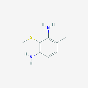 molecular formula C8H12N2S B8521515 Mono(methylthio)-2,4-diaminotoluene 