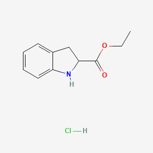 ethyl 2,3-dihydro-1H-indole-2-carboxylate hydrochloride