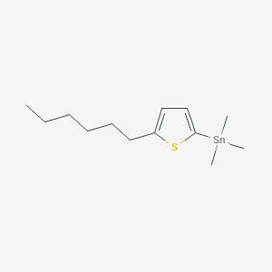 (5-Hexylthiophen-2-yl)trimethylstannane
