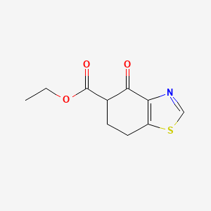 5-Benzo[d]thiazolecarboxylic acid,4,5,6,7-tetrahydro-4-oxo-,ethyl ester