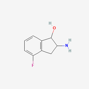 2-amino-4-fluoro-2,3-dihydro-1H-inden-1-ol