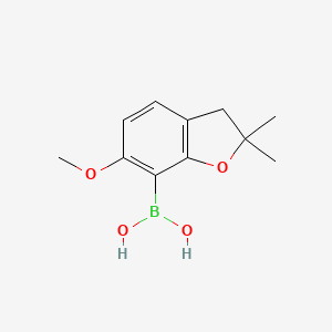 (6-Methoxy-2,2-dimethyl-2,3-dihydrobenzofuran-7-yl)boronic acid