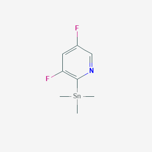 3,5-Difluoro-2-trimethylstannylpyridine