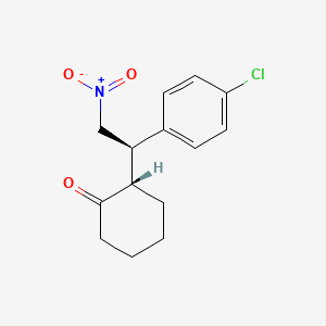 (-)-(2S)-[(R)-4-chloro-alpha-(nitromethyl)benzyl]cyclohexanone