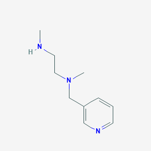 molecular formula C10H17N3 B8521712 N,N'-dimethyl-N-(3-pyridylmethyl)ethylenediamine 