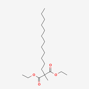 molecular formula C20H38O4 B8521733 Diethyl dodecyl(methyl)propanedioate CAS No. 80403-57-2