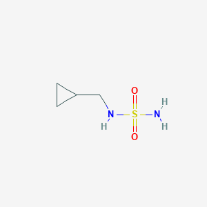 molecular formula C4H10N2O2S B8521793 N-(cyclopropylmethyl)sulfamide 