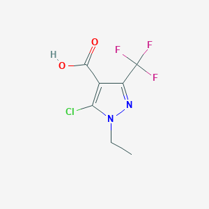 5-Chloro-1-ethyl-3-(trifluoromethyl)pyrazole-4-carboxylic Acid