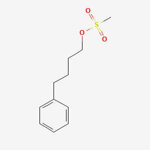 molecular formula C11H16O3S B8521868 Benzenebutanol, 1-methanesulfonate 