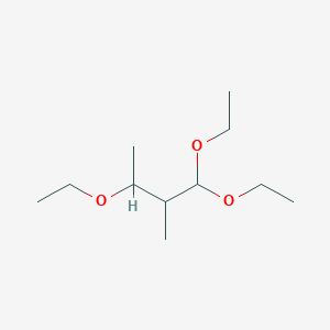 molecular formula C11H24O3 B8521969 1,1,3-Triethoxy-2-methyl-butane 