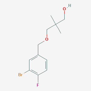2,2-Dimethyl-3-(3-bromo-4-fluorobenzyloxy)propan-1-ol