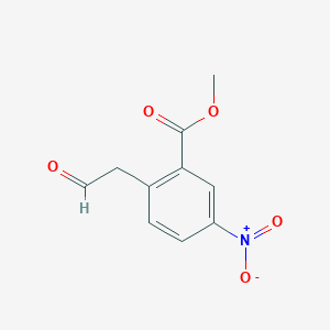 Methyl 5-nitro-2-(2-oxoethyl)benzoate