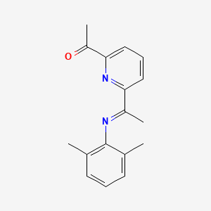 1-{6-[(1E)-N-(2,6-Dimethylphenyl)ethanimidoyl]pyridin-2-yl}ethan-1-one