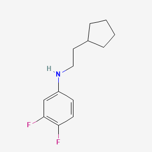 N-(2-Cyclopentylethyl)-3,4-difluoroaniline