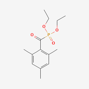 molecular formula C14H21O4P B8522493 Diethyl 2,4,6-trimethylbenzoylphosphonate CAS No. 76814-91-0