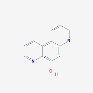 molecular formula C12H8N2O B8522725 4,7-Phenanthrolin-5-ol CAS No. 947-74-0