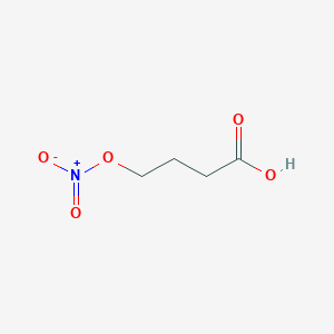 molecular formula C4H7NO5 B8522930 4-(Nitrooxy)butanoic acid 