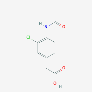 3-Chloro-4-acetamidophenylacetic acid