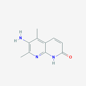 6-amino-5,7-dimethyl-1,8-naphthyridin-2(1H)-one