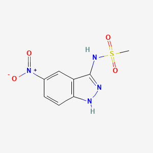 3-methylsulfonylamino-5-nitro-1H-indazole
