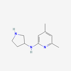 3-(4,6-Dimethylpyridin-2-ylamino)pyrrolidine