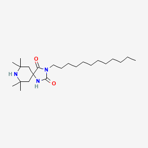 3-Dodecyl-7,7,9,9-tetramethyl-1,3,8-triazaspiro[4.5]decane-2,4-dione