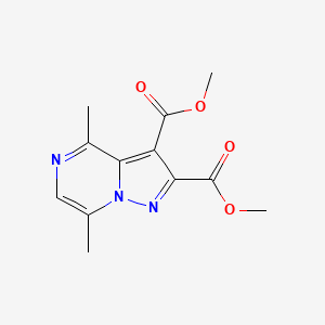 Dimethyl 4,7-dimethylpyrazolo[1,5-a]pyrazine-2,3-dicarboxylate