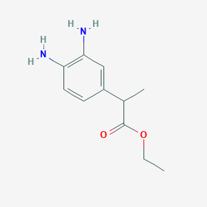 Ethyl 2-(3,4-diaminophenyl)propanoate