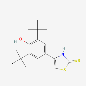 4-(3,5-Di-tert-butyl-4-hydroxyphenyl)-1,3-thiazole-2(3H)-thione