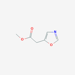 molecular formula C6H7NO3 B8523214 5-Oxazoleacetic acid, methyl ester CAS No. 947771-08-6