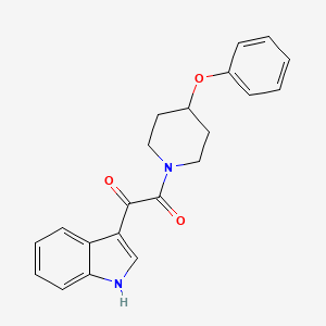 Piperidine,1-(1h-indol-3-yloxoacetyl)-4-phenoxy-