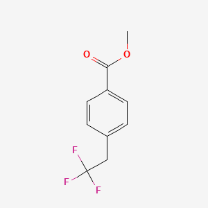 molecular formula C10H9F3O2 B8523324 Methyl 4-(2,2,2-trifluoroethyl)benzoate 