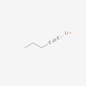 molecular formula C5H7Li B8523401 Lithium, 1-pentynyl- CAS No. 18643-50-0