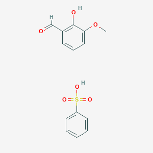 2-Hydroxy-3-methoxvbenzaldehyde benzenesulfonate