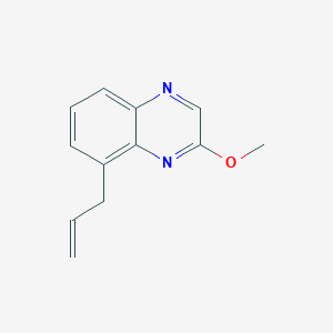 molecular formula C12H12N2O B8523486 8-Allyl-2-methoxy-quinoxaline 