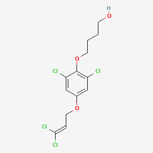 4-{2,6-Dichloro-4-[(3,3-dichloroprop-2-EN-1-YL)oxy]phenoxy}butan-1-OL