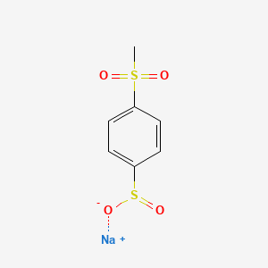 molecular formula C7H7NaO4S2 B8523540 Sodium 4-(methylsulfonyl)benzenesulfinate 