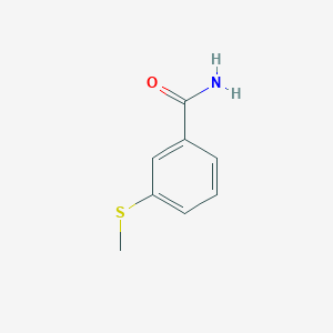 molecular formula C8H9NOS B8523611 3-Methylsulfanylbenzamide 