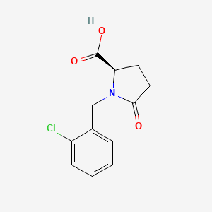 (R)-1-(2-chlorobenzyl)-5-oxopyrrolidine-2-carboxylic acid