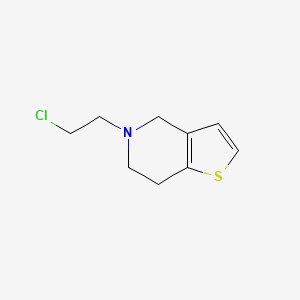 5-(2-Chloroethyl)-4,5,6,7-tetrahydro-thieno-(3,2-c)-pyridine