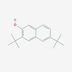 molecular formula C18H24O B8523766 3,6-Di-t-butyl-2-naphthol CAS No. 39093-07-7
