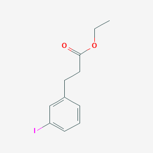 molecular formula C11H13IO2 B8523780 Ethyl 3-iododihydrocinnamate 