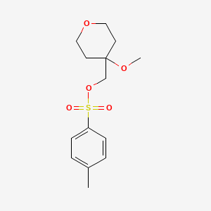 (4-methoxytetrahydro-2H-pyran-4-yl)methyl 4-methylbenzenesulfonate