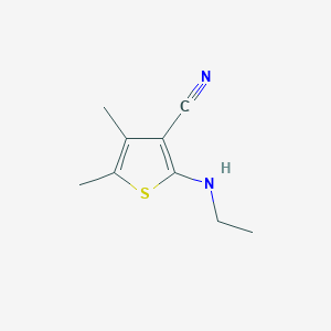 2-(Ethylamino)-4,5-dimethylthiophene-3-carbonitrile
