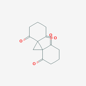 molecular formula C13H14O4 B085239 Dispiro[5.0.5.1]tridecane-1,5,8,12-tetrone CAS No. 14770-76-4