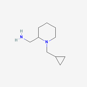 [1-(Cyclopropylmethyl)piperidin-2-yl]methanamine