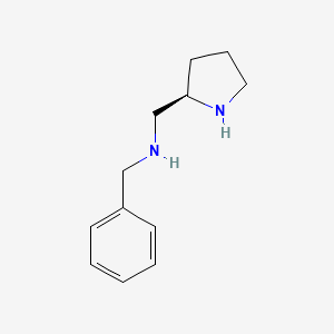 1-phenyl-N-[(2R)-pyrrolidin-2-ylmethyl]methanamine