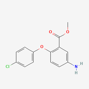 Methyl 5-amino-2-(4-chlorophenoxy)-benzoate