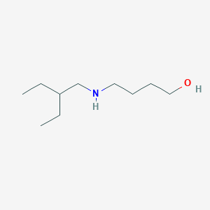 molecular formula C10H23NO B8523984 4-(2-Ethyl-butylamino)-butan-1-ol 